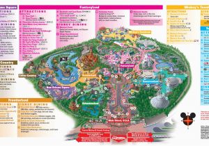 California theme Parks Map Disneyland Park Map In California Map Of Disneyland