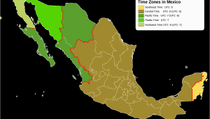 California Time Zone Map Time In Mexico Wikipedia