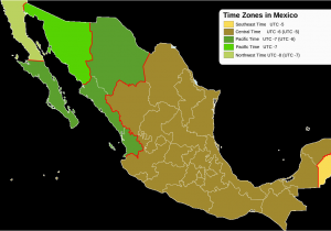 California Time Zone Map Time In Mexico Wikipedia