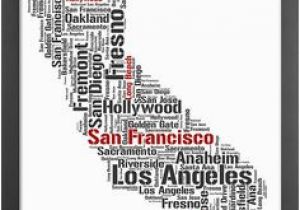 California Typography Map 9 Best Typographic Maps Images On Pinterest