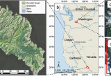 California Watershed Map A Tuolumne River Watershed Ca B Locations Of Tuolumne River