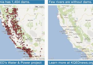 California Watershed Map More Than 1 400 Dams and Diversions Provide Graphic Proof Of the