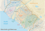 California Waterways Map Santa Ana River Revolvy