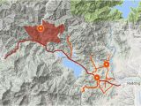 California Wildfire Evacuation Map Map Carr Fire Perimeter and Evacuations West Of Redding