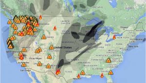 California Wildfire Smoke Map Wildfire Smoke Map August 31 2015 Wildfire today