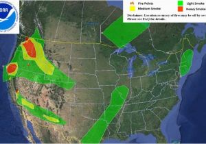 California Wildfire Smoke Map Wildfire Smoke Maps August 18 2015 Wildfire today