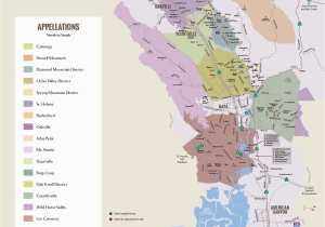 California Wine areas Map Napa Valley Winery Map Plan Your Visit to Our Wineries