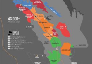 California Wine Ava Map Napa Valley Ava Summary Regional Wine Guide Pinterest Valid Map Of