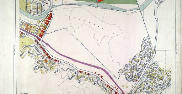 California Zoning Map File Wpa Land Use Survey Map for the City Of Los Angeles Book 4