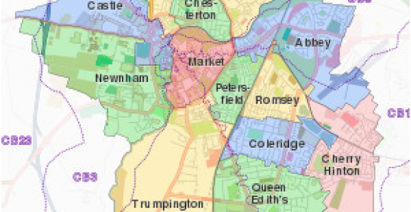 Cambridge On A Map Of England Cambridge Wikivisually