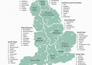 Cambridge On the Map Of England Regions In England England England Great Britain English