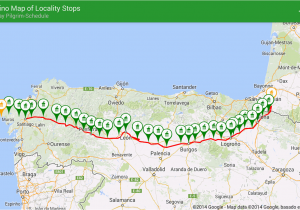 Camino De Santiago Frances Route Map Pinay Pilgrim 2013