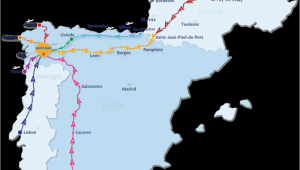 Camino Frances Map Route Camino De Santiago Routes Follow the Camino