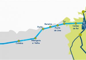 Camino Frances Route Map A Camino Portuguese Map Stages Route Portuguese Way Pilgrim