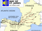 Camino Walk Spain Map French Way Wikipedia