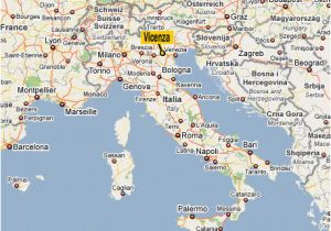 Camp Darby Italy Map Vicenza Map and Vicenza Satellite Image