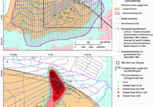 Camp Lejeune north Carolina Map Maps Showing Simulated A Water Level and Direction Of