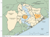 Camp Lejeune north Carolina Map Sir 2004 5270