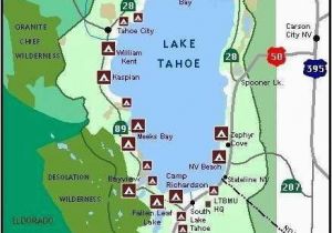 Camping In California Map Lake Tahoe Camping Map Campinglocation Camping Supplies Lake
