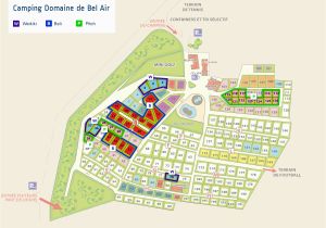 Campsites France Map Camping Domaine De Bel Air France Vacansoleil Uk