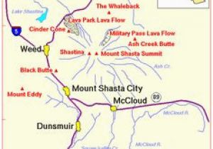 Campsites In California Map 46 Best Maps Mt Shasta area Images On Pinterest Blue Prints