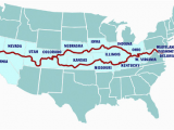 Campsites In California Map Possible Route to Go Through West Virginia Kentucky Missouri