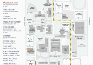 Campus Map University Of Michigan Campus Locations University Of Detroit Mercy