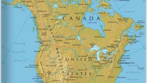 Canada America Border Map the Map Shows the States Of north America Canada Usa and Mexico