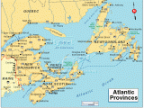 Canada atlantic Provinces Map Eastern Canada Usa Map Canada S north East Coast East