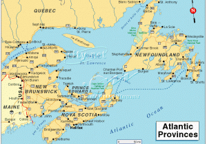 Canada atlantic Provinces Map Eastern Canada Usa Map Canada S north East Coast East