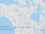 Canada Border Crossings Map Map Of Canada Us Border Ontario