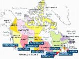Canada Capital City Map Capitals and States Of Canada