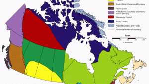 Canada Climate Regions Map Climate and Main Natural Resources Canada Ontario Map