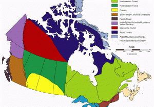 Canada Climate Regions Map Climate and Main Natural Resources Canada Ontario Map