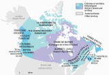 Canada East and Canada West Map Canadian Geographic Historical Maps