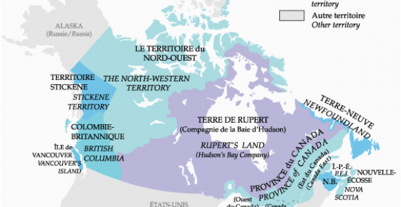 Canada East and Canada West Map Canadian Geographic Historical Maps