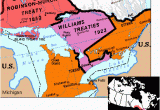 Canada First Nations Map Canadian First Nations Manitoulin 1862 Robinson 1850