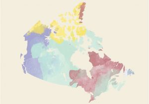 Canada French Speaking Map Canadian Provinces and Territories Translated to French