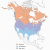 Canada Geese Migration Map Canada Goose Distribution Migration and Habitat Birds