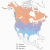 Canada Goose Migration Map Canada Goose Distribution Migration and Habitat Birds