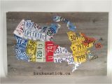 Canada License Plate Map Brokenstick Ca License Plate Products