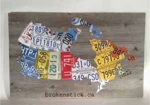 Canada License Plate Map Brokenstick Ca License Plate Products