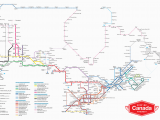 Canada Line Map Vancouver A Closer Look at the City Of Canada Transit Map Spacing