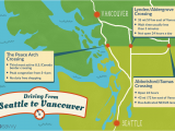 Canada Line Map Vancouver Seattle to Vancouver Canadian Border Crossing