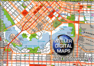 Canada Line Vancouver Map Street Map Of City Of Vancouver Downtown Yaletown False Creek