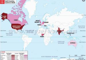 Canada Map Language top Ten English Speaking Countries In the World English