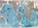 Canada Map Oceans World Ocean Depths Map Wallpaper Mural Home World Map Mural Map