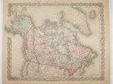 Canada Map Office Dominion Of Canada Map 1881 Colton Map Historical Map Of