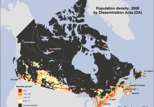 Canada Map Population Density This is How Empty Canada Really is Photos Huffpost Canada