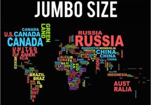 Canada Map Sales World Map Informative Jumbo Poster
